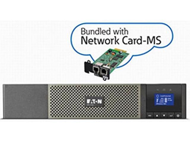 Eaton 5PX3000RTN Network MS, 5PX rack/tower UPS with Network Card-MS 3000VA / 2700W, 2U, 120V, L5-30P input, (1) L5-30R and (6) 5-20R output (5PX3000RTN)