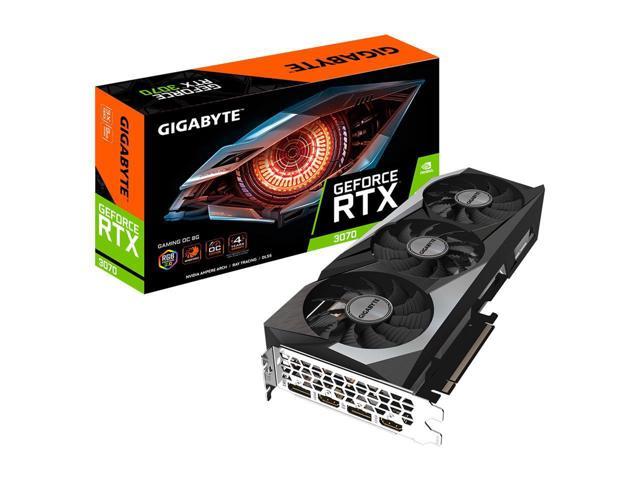 GIGABYTE Gaming OC GeForce RTX 3070 8GB GDDR6 PCI Express 4.0 ATX Video Card GV-N3070GAMING OC-8GD (rev. 2.0) (LHR)