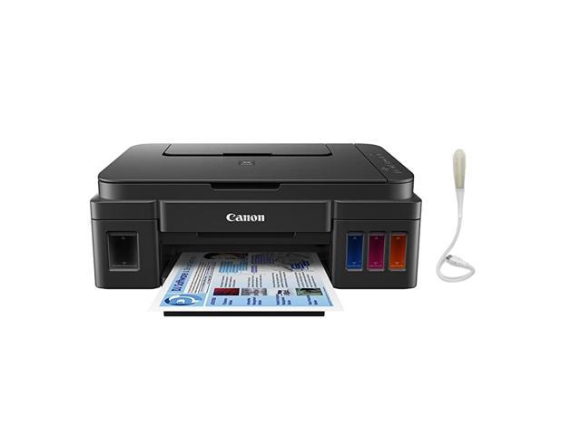 Canon PIXMA G3200 Wireless MegaTank All-In-One Printer, Print, Copy, Scan and Mobile Printing, Black, Pearlite Tech. USB light