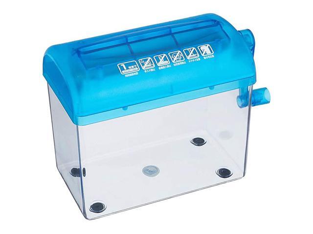 One piece of correspondence folded A4 portrait straight cut capacity 15L cut number  SUPPLY hand shredder PSD12 japan import by