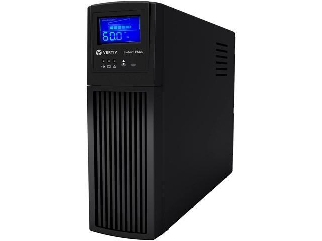 Vertiv Liebert 500VA 300W LCD UPS Mini-Tower Battery Backup & Surge Protection, 3 Year Warranty (PSA4-500MT120)