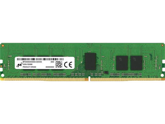 Micron 16GB DDR4 3200 ECC/REG CL22 1Rx8 1.2V SDRAM RDIMM Server Memory Module - MTA9ASF2G72PZ-3G2B1