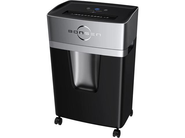 10-Sheet Super Micro-Cut Paper Shredder, High-Security Level P-5 Paper/Credit Card/Staples Quiet Shredder for Home Office, 40 Mins Running Time with 5.3 Gallons Pullout Basket (S3106)