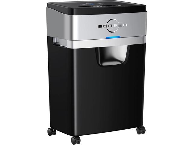 Paper Shredder for Office, 18-Sheet Heavy Duty Paper Shredder, 30 Minutes Running Time Cross Cut Paper Staples and Credit Card, Quiet Shredding Machine with 6.6 Gallon Pull Out Basket (S3104)