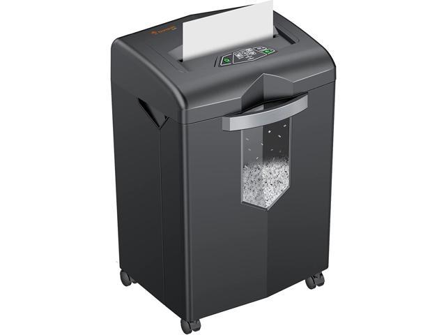 18-Sheet Heavy Duty Paper Shredder, 40-Min Microcut Office Shredder for CD/Credit Card/Staple, Anti-Jam & 58dB Quiet Commercial Shredder, Higher Security P-4 Level,7-Gal Big Pullout Bin C144-E