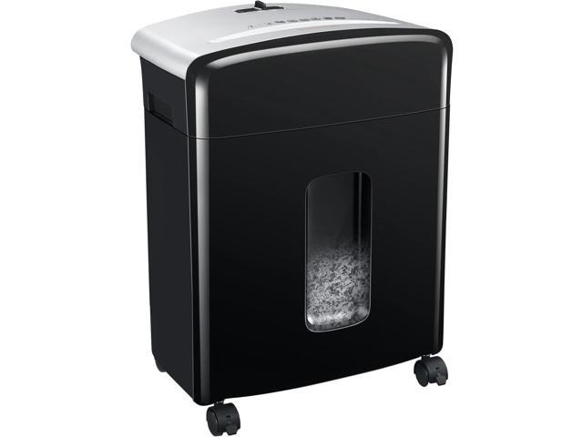 10-Sheet High-Security Micro-Cut Paper Shredder, Credit Card/Staples/Clips Shredders for Office and Home Use, 3.5-Gallon Pullout Wastebasket with Large Transparent Window (C220-B)