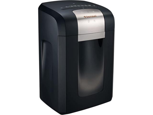 120-Minute Heavy-Duty 14-Sheet Cross-Cut Paper Shredder, CD and Credit Card Shredder Machine with Jam Proof System, 6-Gallon Pullout Wastebasket and Transparent Window, Black (3S23)