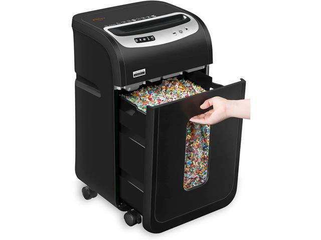 Paper Shredder for Home Office with US Patented Blade,18-Sheet 60 Mins Running Micro Cut Paper Shredder for Home Use Heavy Duty,Shred CD/Card with 7.9-Gal Extra Large Bin,AUTO Jam Proof(ETL)