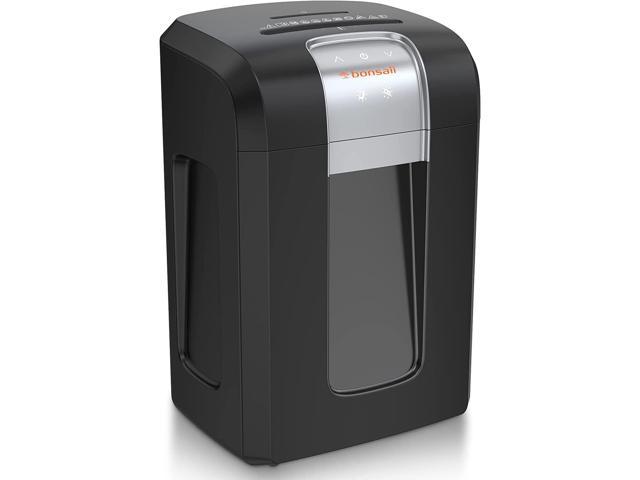 20 Sheet Office Shredder, 120 Minute Cross Cutting Heavy Shredder Can Also Shred Paper Cd/credit Card, Commercial Shredder with 8 Gallon Pull Basket, Anti Jam and 4 Casters, Black (3s30 Upgrade)