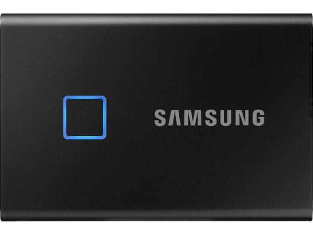 Samsung - T7 Touch 1TB External USB 3.2 Gen 2 Portable SSD with Hardware Encr...