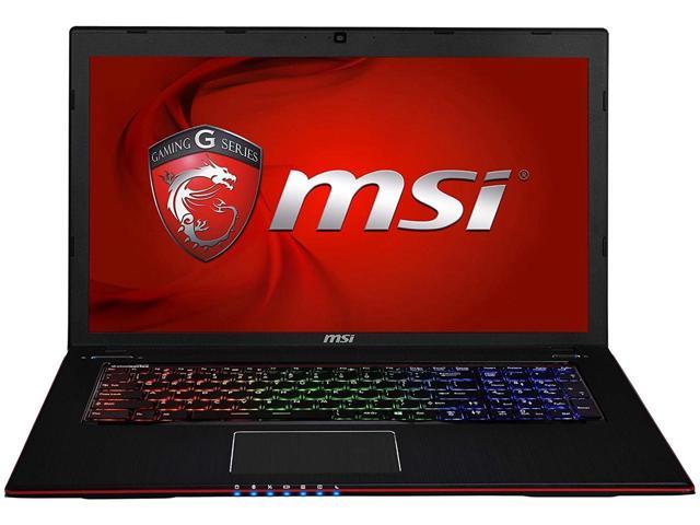 MSI GE702PC 17.3" FHD Gaming Laptop Intel Core I7-4710HQ 2.60Ghz, 8GB Ram, 120GB SSD +1000GB HDD, GTX 850M 2GB, Colorful keyboard light ,Windows 10