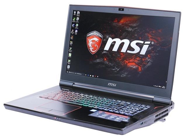 MSI GT73VR 17.3" Intel Core i7 7th Gen 7700H (2.80 GHz) NVIDIA GeForce GTX 1060 6GMXM 16GB RAM 256GB SSD+1 TB HDD RGB Backlit keyboard Windows 10 Gaming Laptop