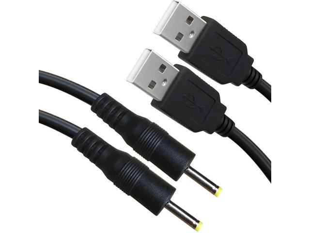 2 Pack USB to 2.5mm Charging Cable for RCA Cambio W101 V2, Dragon Touch X10, Tagital MTM-7054, NeuTab N7S Pro, NPOLE N718-IPS