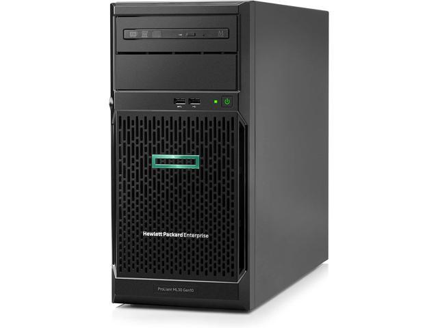 Hewlett Packard Enterprise HPE ProLiant ML30 G10 4U Tower Server - 1 x Xeon E-2224-8 GB RAM HDD SSD - Serial ATA/600 Control