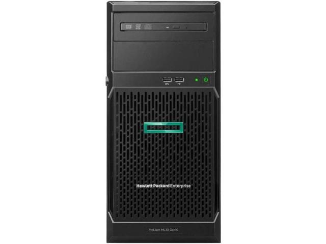 HPE ProLiant ML30 Gen10 Tower Server, Intel Xeon E-2124 Quad-Core 3.3GHz 8MB, 32GB DDR4 RAM, 4TB SSD, RAID, iLO 5