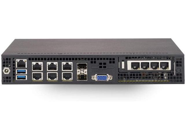 Supermicro Superserver E300-9D-4CN8TP Intel Xeon D-2123IT Networking PC w/ 2X SFP+, 2X 10GbE LAN, 4X GbE LAN, IPMI