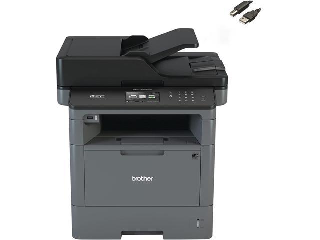 Brother Business Monochrome Laser All-in-One Printer MFC-L5705DW, Mobile Printing & Scanning, Duplex Printing, CEFESFY Printer Cable