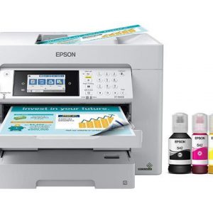 Epson EcoTank Pro ET-16650 Wireless Wide-Format Color All-in-One Supertank Printer with Scanner, Copier, Fax and Ethernet, Bundle with Cefesfy Printer Cable
