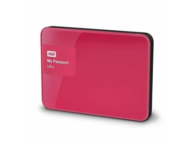 WD My Passport Ultra 1TB  Portable Hard Drive - Fierce Pink