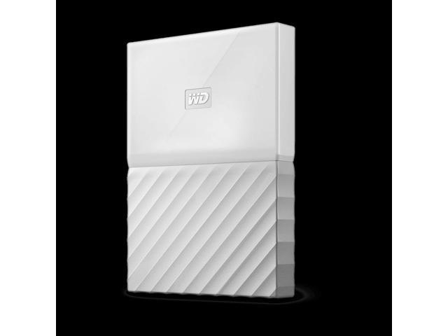 WD My Passport 2TB (Thin)  Portable Hard Drive White-(WDBS4B0020BWT-WESN)