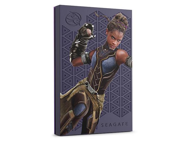 Seagate Shuri Special Edition FireCuda External Hard Drive 2TB - USB 3.2 Gen 1 Cyan LED RGB Lighting (STLX2000402)