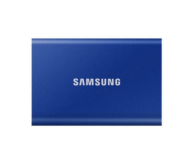 Samsung Portable External SSD T7 (MU-PC500H/WW), Blue, USB3.2 Gen 2, 500GB