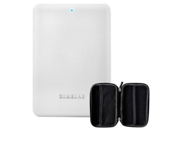 Samsung External Hard Drive + Pouch, White, 1TB, USB3.0