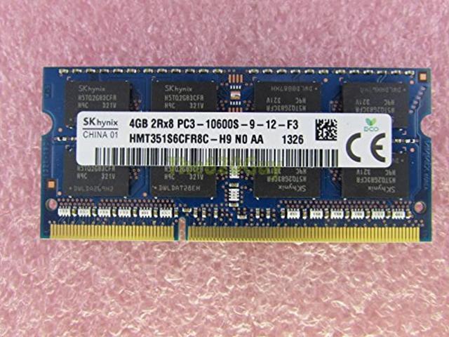 lenovo 55y3717 4gb pc3-10600s ddr3 1333 sodimm 204pin memory hynix hmt351s6cfr8c