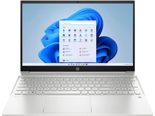 New HP Pavilion 15.6" Full HD IPS Micro-Edge Touchscreen AMD Ryzen 7 5825U 16GB DDR4 RAM 512GB PCIe M.2 SSD Backlit Keyboard with Windows 11 Pro Silver
