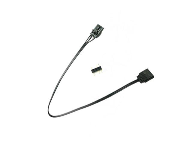 Adapter cable For Corsair RGB Fan (4-pin) to Asus Aura/MSI Mystic Light Addressable RGB