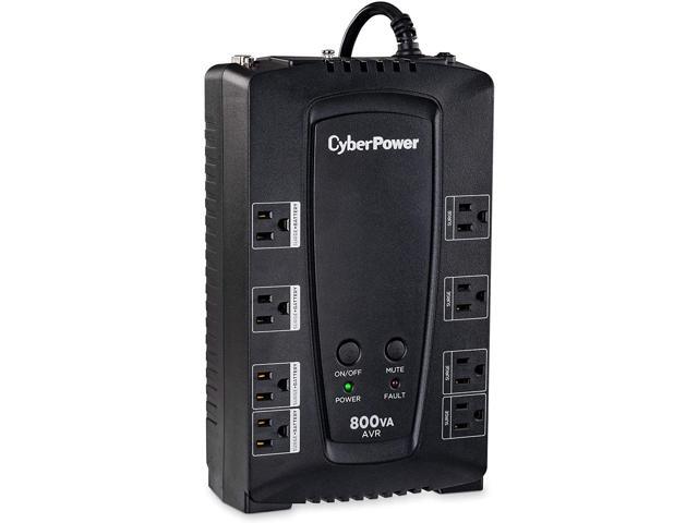CyberPower CP800AVR AVR UPS System, 800VA/450W, 8 Outlets, Compact ...