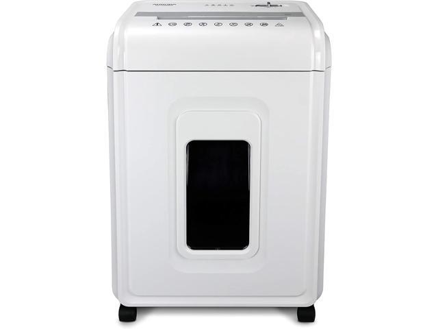 High Security 16-Sheet Micro-Cut Shredder/Anti-Jam/60 Min Run Time/ 7-Gallon Pullout Basket and Casters