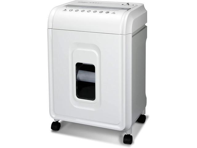 AU1275MA Professional Grade 12-Sheet Micro-Cut Paper and CD/Credit Card Shredder/ 60 Minutes Continuous Run Time, White/Gray
