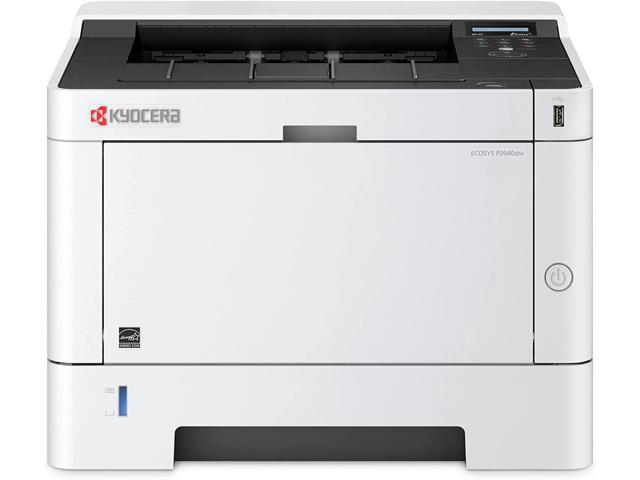 Kyocera ECOSYS P2040dw Monochrome Network Laser Printer, 42 ppm, Up to Fine 1200 dpi, Standard Duplex, Gigabit Ethernet, USB, Wireless & Wi-Fi Direct, Mobile Print, 256 MB Memory, 2 Line LCD Screen