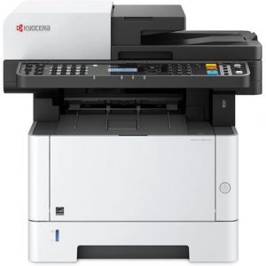 Kyocera ECOSYS M2635dw, 37ppm Copy/Scan/Print/Fax/Color Scan Monochrome Laser MFP. ADF, Duplex, 5 Line LCD & Hard Key Control Panel, Wireless & Wi-Fi Direct, USB, Gigabit Ethernet, USB, 512MB Memory
