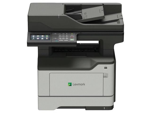 Lexmark MX521de Monochrome All-in One Laser Printer, Scan, Copy, Network Ready, Duplex Printing and Professional Features, Print Speed 46 ppm, Grey, 4.3 inch Touchscreen