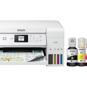 Epson EcoTank ET-2760 Special Edition All-in-One Inkjet Printer | Wireless Printing | Print, Scan, Copy | Prints up to 10 Pages per Minute in Black