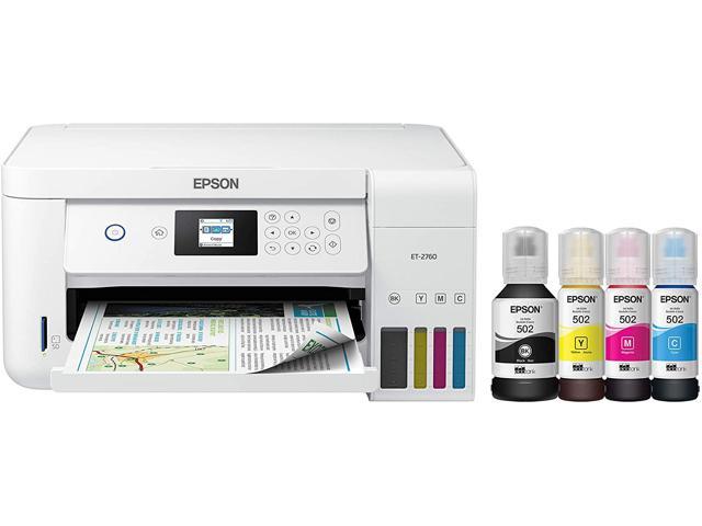 Epson EcoTank ET-2760 Special Edition All-in-One Inkjet Printer | Wireless Printing | Print, Scan, Copy | Prints up to 10 Pages per Minute in Black