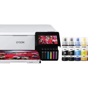Epson EcoTank Photo ET-8500 Wireless Wide-Format Color All-in-One Supertank Printer with Scanner, Copier, Ethernet and 4.3-inch Color Touchscreen