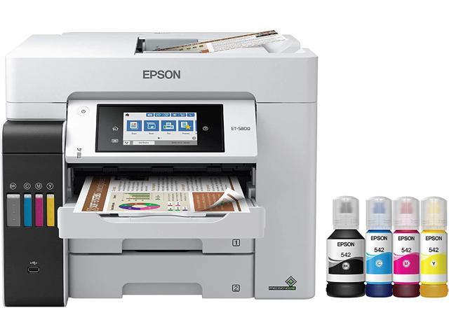 Epson EcoTank Pro ET-5800 Wireless Color All-in-One Supertank Printer with Scanner