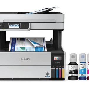 Epson EcoTank Pro ET-5180 Wireless Color All-in-One Supertank Printer with Scanner, Copier, Fax Plus Auto Document Feeder and PCL/Postscript