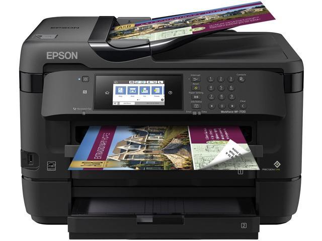 Epson WorkForce WF-7720 Wireless Wide-format Color Inkjet Printer with Copy, Scan, Fax, Wi-Fi Direct and Ethernet