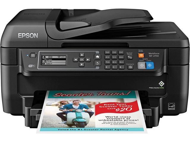 Epson WF-2750 All-in-One Wireless Color Printer with Scanner, Copier & Fax