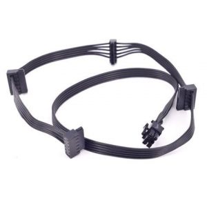 PCI-E 6Pin 1 to 4 SATA Power Supply Cable for CORSAIR RM1000x RM850x RM750X PSU