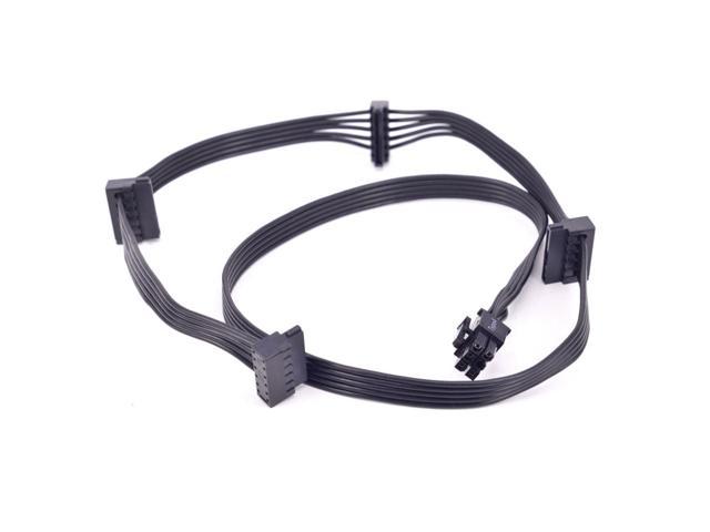 PCI-E 6Pin 1 to 4 SATA Power Supply Cable for CORSAIR RM1000x RM850x RM750X PSU
