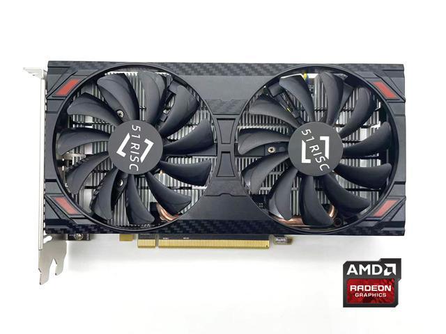 51RISC RX5500XT 8G D6 Gaming Graphics Card with 8G/128bit/GDDR6 Memory 16GHz Memory Frequency DirectX12 3D Feature