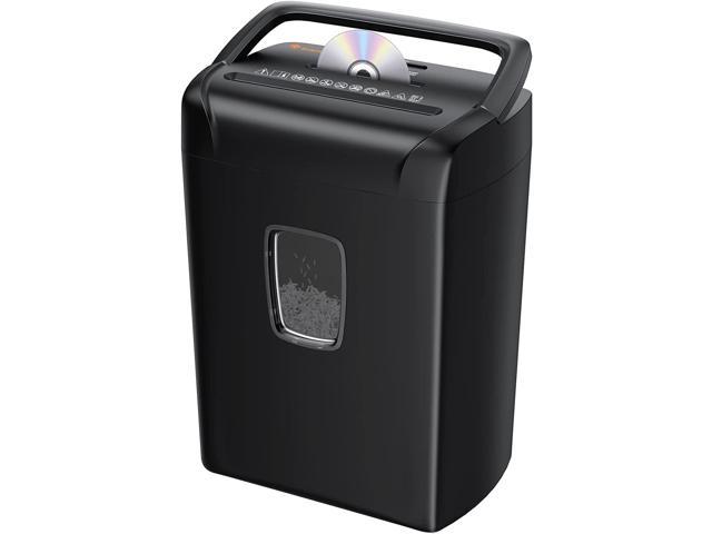 Paper Shredder, 12-Sheet Heavy Duty Paper Shredder for Home Office Use, CD/Credit Card Crosscut Shredder with Jam Proof System, Office Shredder with 5.5 Gals Bin & Transparent Window, (C243-A)