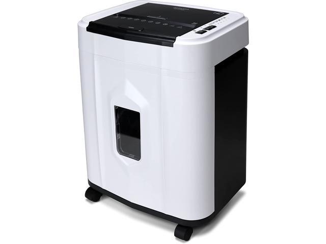AU120MB 120-Sheet Auto Feed High Security Micro-Cut Paper Shredder / 30 Minutes (White/Black)