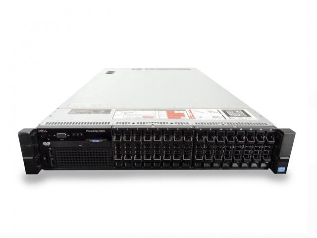 Dell PowerEdge R820, 4x 2.2GHz 10-Core CPU, 768GB DDR3 RAM, PERC H710p, 16x 300GB 15K SAS, 4x 1GbE, iDRAC7 Express