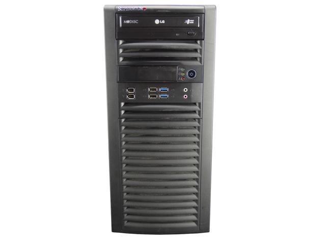 SuperMicro SuperWorkstation 7037A-i with X9DAi, 2x 3.5GHz 6-Core CPU, 192GB DDR3 RAM, 4x 500GB SATA, Quadro M5000